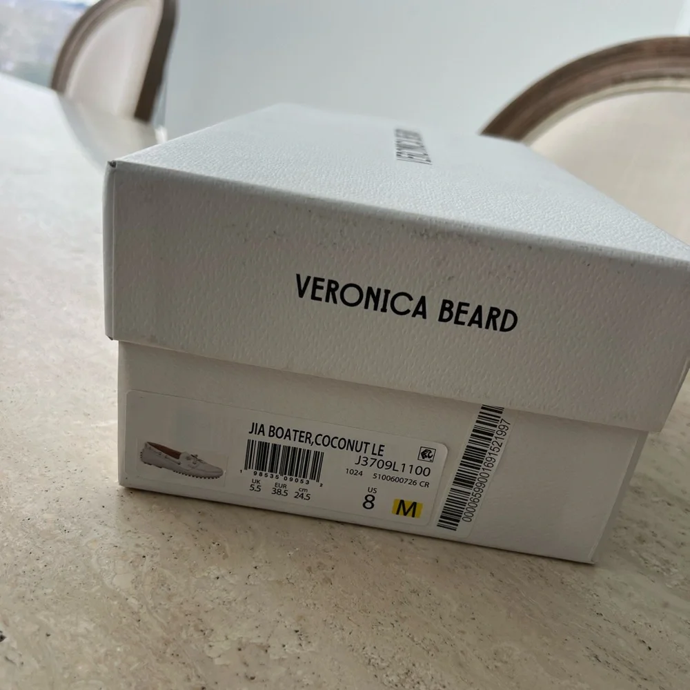 Veronica Beard Jia Boater Loafer in Coconut - Picture 4 of 6